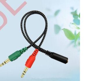 kit 10 cabo adaptador p2 para microfone